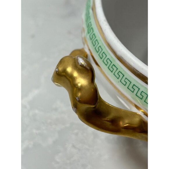 Antique Limoges D&C France L. Bernardaud & Co Covered Serving Dish Gold Accents - Picture 9 of 13